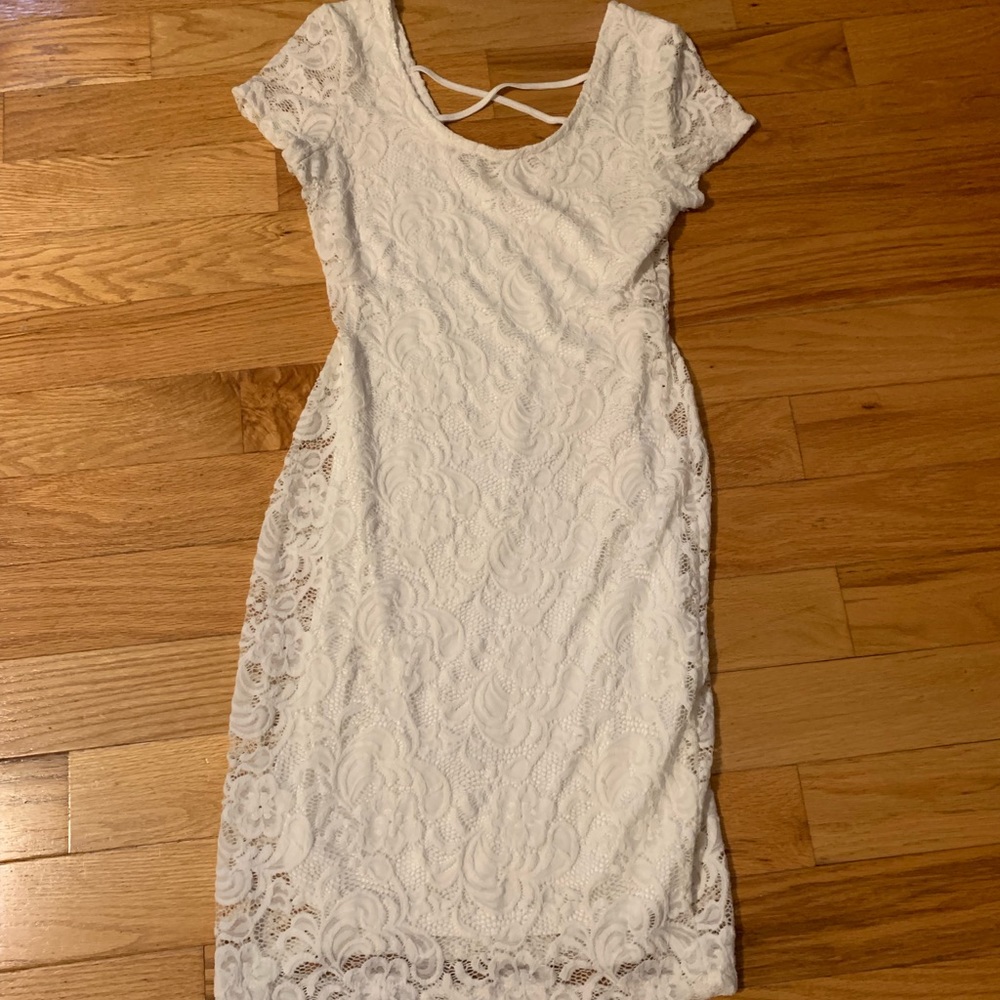 White Lace Dress